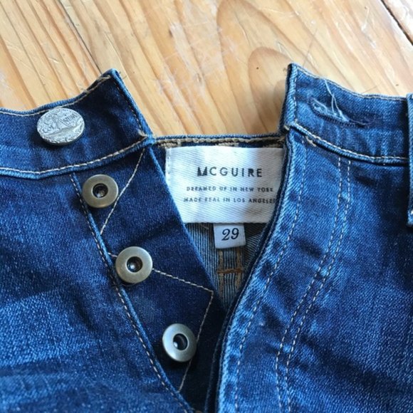 McGuire Vintage Stars Mid-Rise Cropped Jeans - Picture 4 of 8